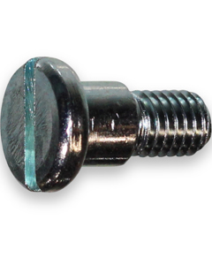 Slotted pan head screw w/shoulder M 8x 8 galv DIN923